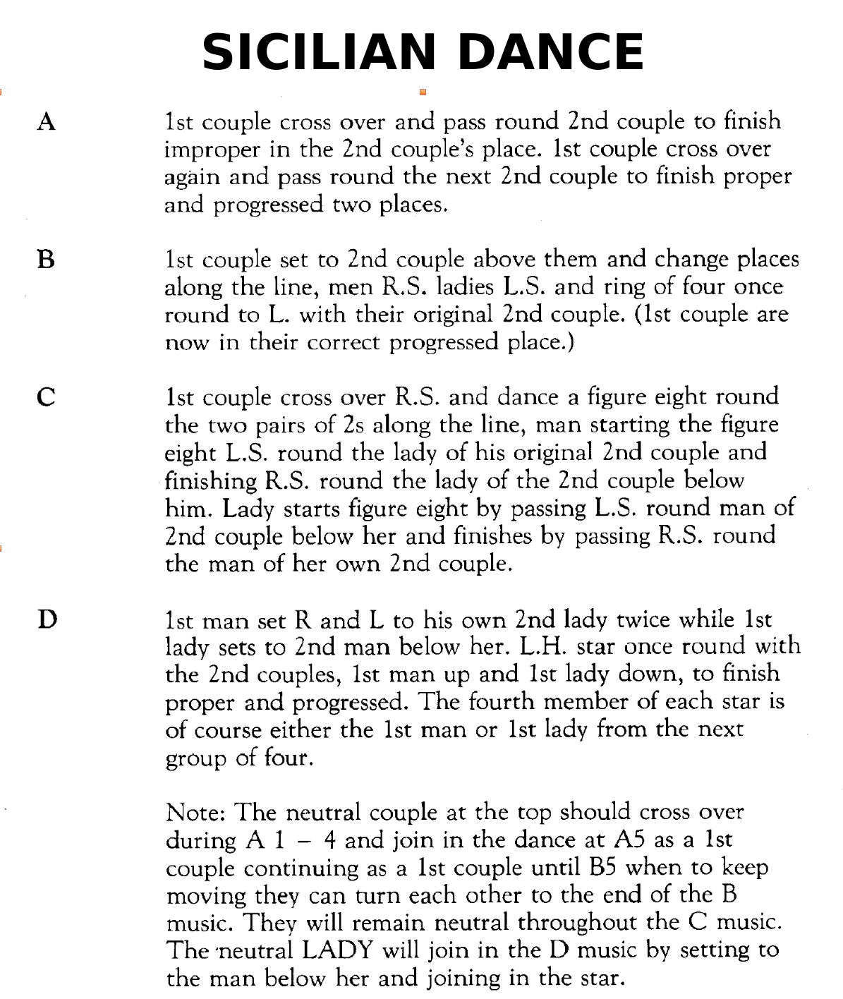 Sicilian Dance (dance)